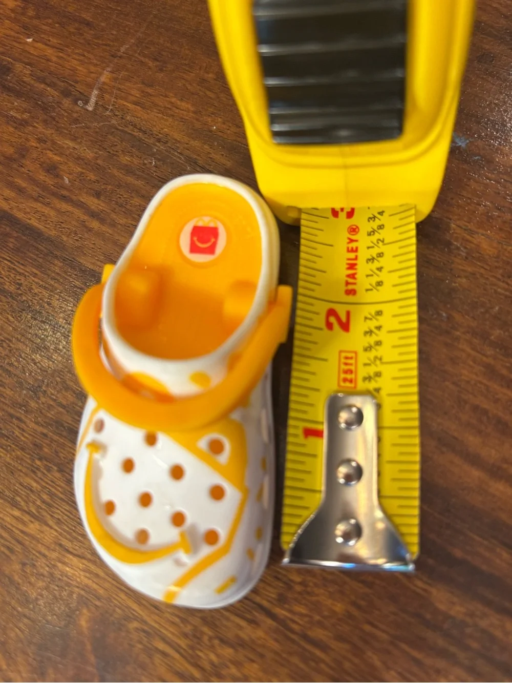 2024 Mcdonald's Crocs Toy # 8 Shoe Keychain Bag Clip No Box